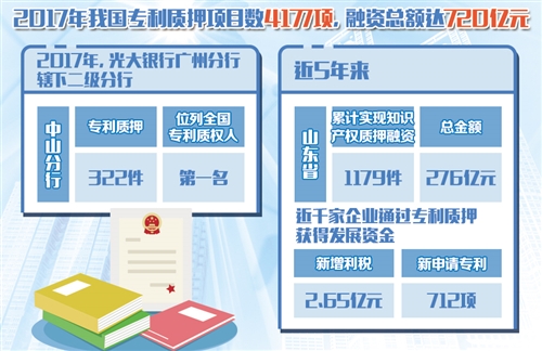 知识变资本 要跨几道坎 需发展知识产权质押融资