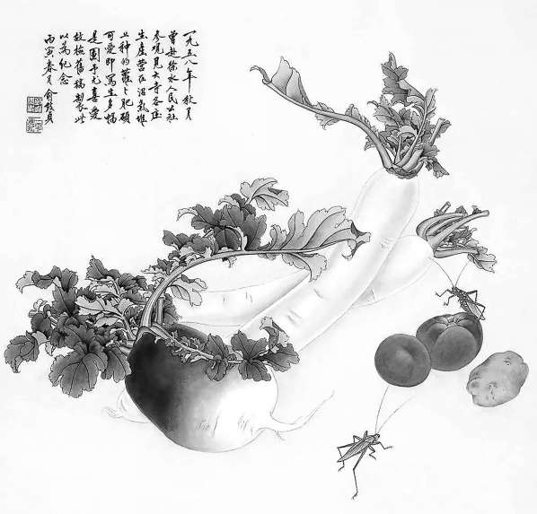 从元曲到国画里的冬日萝卜