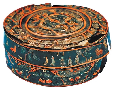 长卷漆画的活泼与奔放