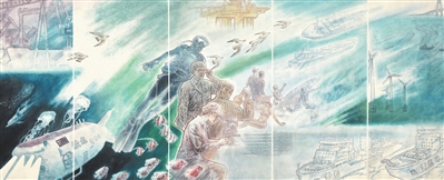 用画笔为万里海疆立传