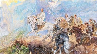 影像空白处,用一生画一部长征史诗