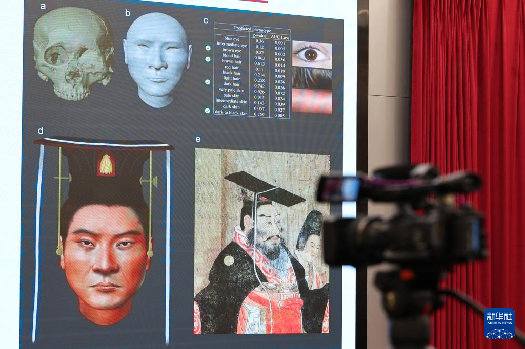 我国科技考古团队复原古代帝王容貌 我国科技考古团队复原古代帝王容貌